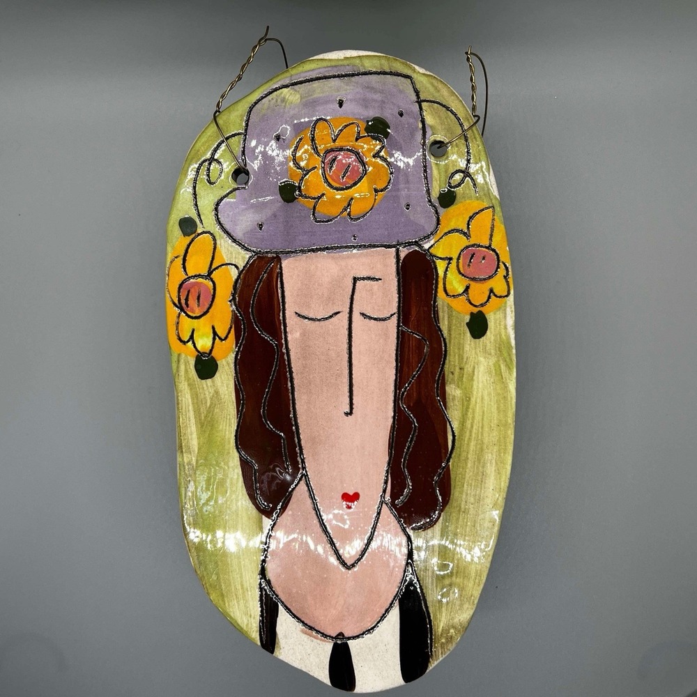 Sandra Magsamen Ceramic Plaque VTG "The Older I Get .. More I Feel Like‎ Myself"